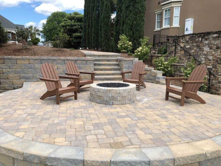 hardscape installation